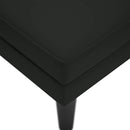 vidaXL fekete bársony dívány párnával és jobb kartámasszal