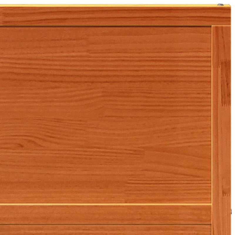 vidaXL viaszbarna tömör fenyőfa istálló stílusú ajtó 80x208 cm