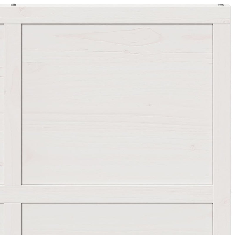 vidaXL fehér tömör fenyőfa istálló stílusú ajtó 100x208 cm