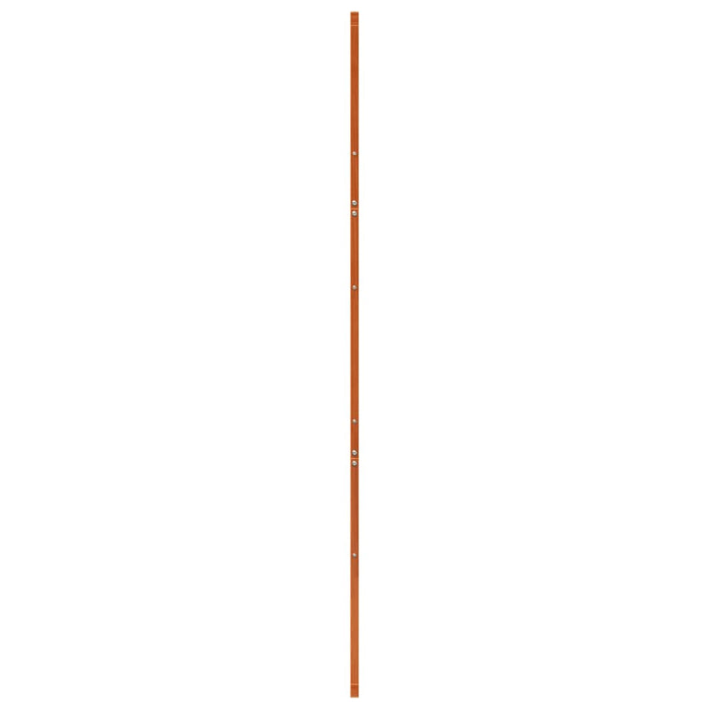 vidaXL viaszbarna tömör fenyőfa istálló stílusú ajtó 100x208 cm