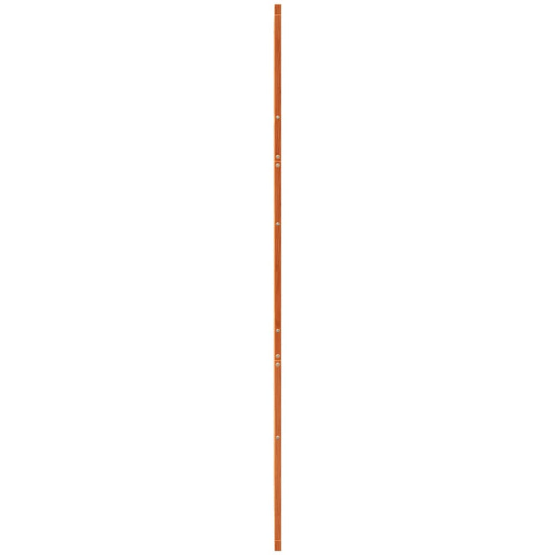 vidaXL viaszbarna tömör fenyőfa istálló stílusú ajtó 90x208 cm