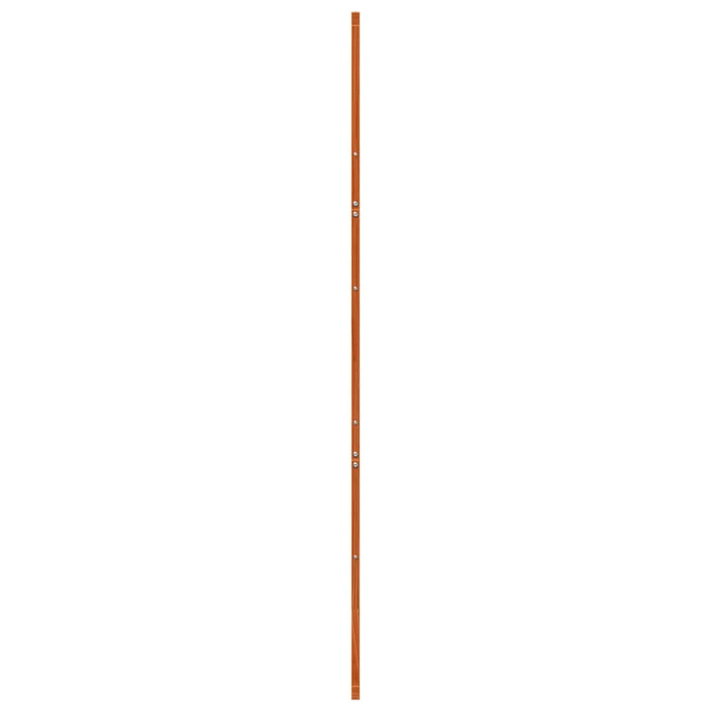 vidaXL viaszbarna tömör fenyőfa istálló stílusú ajtó 80x208 cm