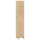 vidaXL sonoma tölgy színű szerelt fa fürdőszobaszekrény 30x30x183,5 cm