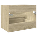 vidaXL sonoma tölgy színű szerelt fa mosdószekrény 60 x 38,5 x 45 cm