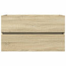 vidaXL sonoma tölgy színű szerelt fa mosdószekrény 80 x 38,5 x 45 cm