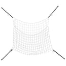 vidaXL 2 db négyszögletű fehér PP szénaháló 100 x 90 cm