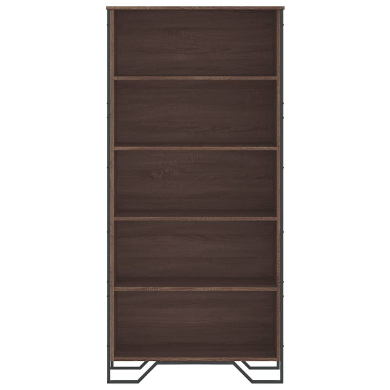 vidaXL barna tölgy színű szerelt fa könyvszekrény 80 x 31 x 169 cm