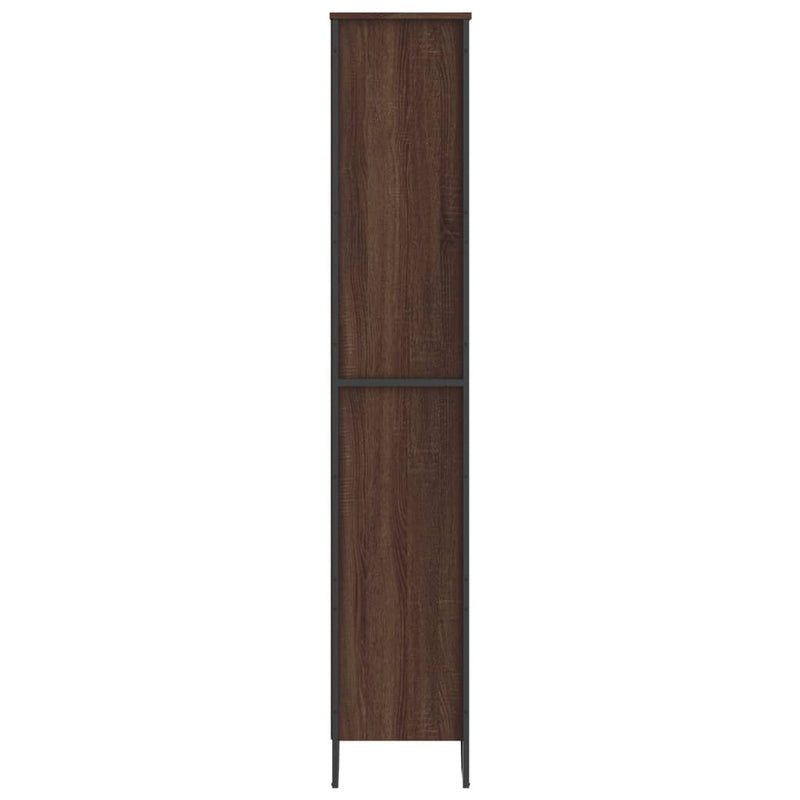 vidaXL barna tölgy színű szerelt fa könyvszekrény 80 x 31 x 169 cm