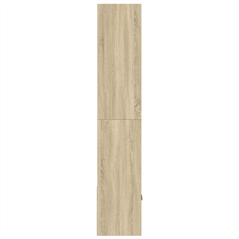 vidaXL sonoma tölgy színű szerelt fa könyvespolc 70 x 36 x 189 cm