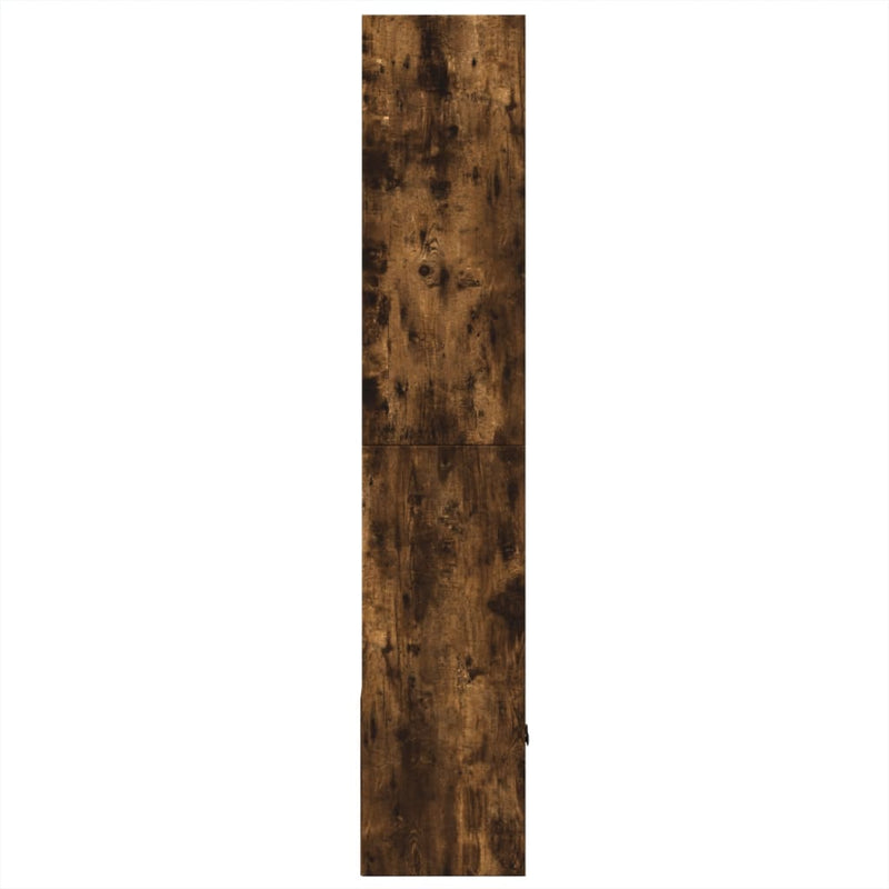 vidaXL füstös tölgy színű szerelt fa könyvespolc 70 x 36 x 189 cm