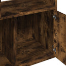 vidaXL füstös tölgy színű szerelt fa könyvespolc 70 x 36 x 189 cm