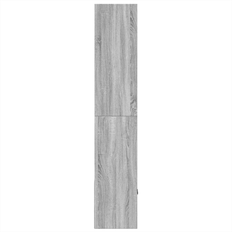 vidaXL szürke sonoma színű szerelt fa könyvespolc 70 x 36 x 189 cm