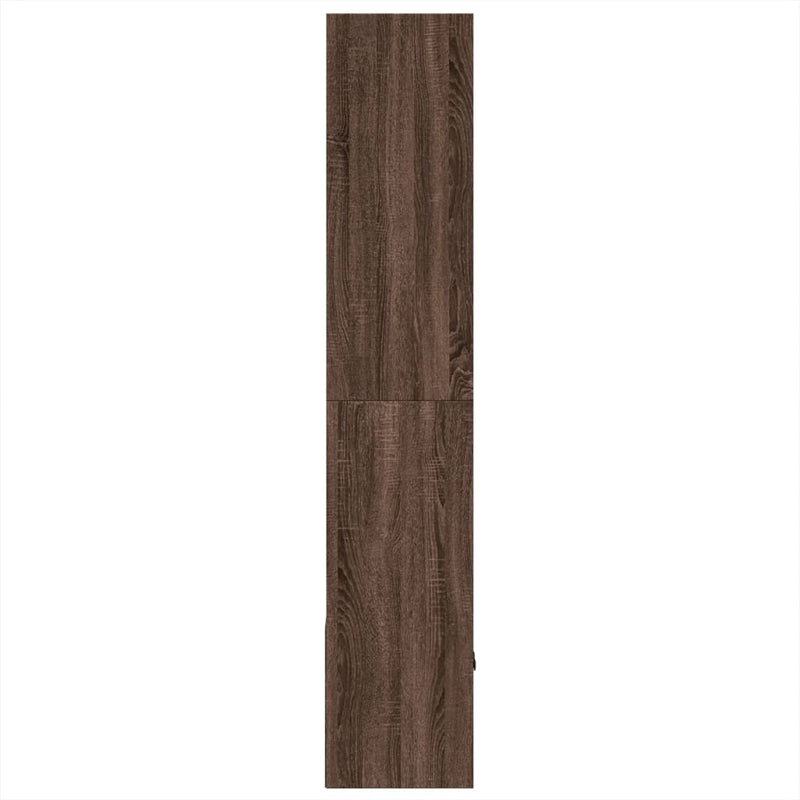 vidaXL barna tölgy színű szerelt fa könyvespolc 70 x 36 x 189 cm