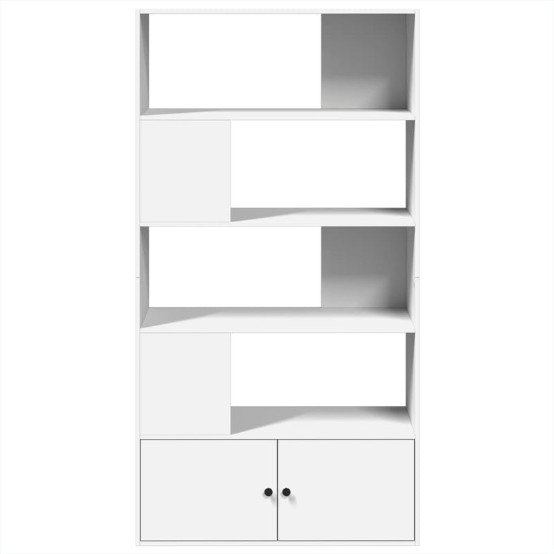 vidaXL fehér szerelt fa könyvespolc 100 x 36 x 189 cm