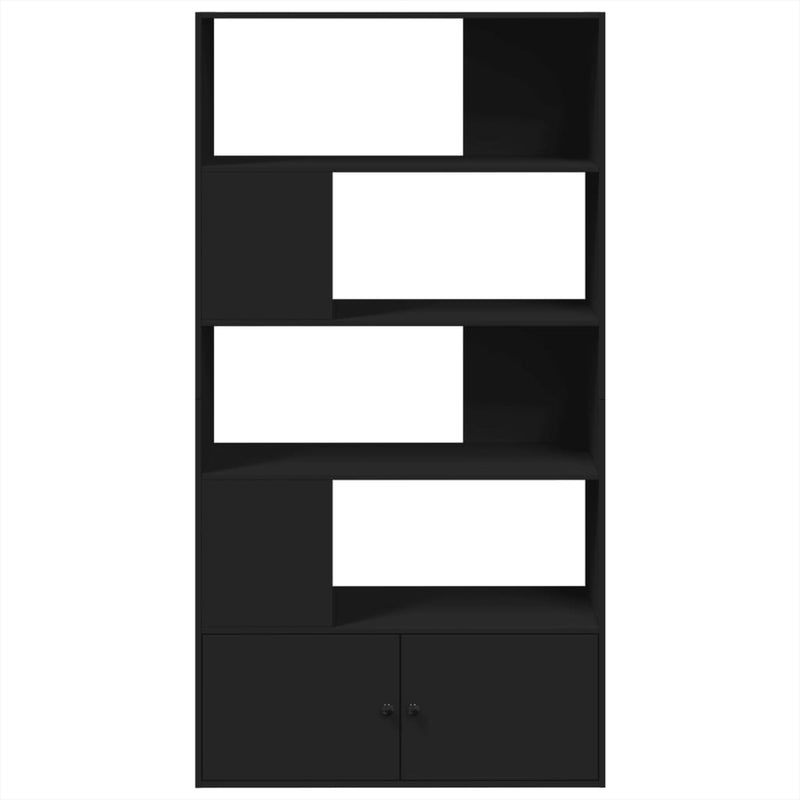 vidaXL fekete szerelt fa könyvszekrény 100 x 36 x 189 cm