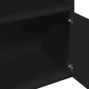 vidaXL fekete szerelt fa könyvszekrény 100 x 36 x 189 cm