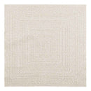vidaXL ZIZUR krém juta hatású beltéri és kültéri szőnyeg 120x120 cm