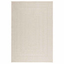 vidaXL ZIZUR krém juta hatású beltéri és kültéri szőnyeg 140x200 cm