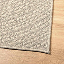 vidaXL ZIZUR krém juta hatású beltéri és kültéri szőnyeg 240x240 cm