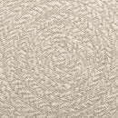 vidaXL ZIZUR krém juta hatású beltéri és kültéri szőnyeg Ø 90 cm