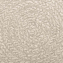 vidaXL ZIZUR krém juta hatású beltéri és kültéri szőnyeg Ø 200 cm