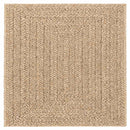 vidaXL ZIZUR bézs juta hatású beltéri és kültéri szőnyeg 240 x 240 cm