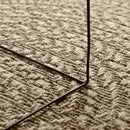 vidaXL ZIZUR bézs juta hatású beltéri és kültéri szőnyeg 140 x 200 cm