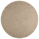vidaXL ZIZUR bézs juta hatású beltéri és kültéri szőnyeg Ø 160 cm