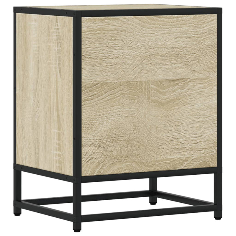 vidaXL 2 db sonoma tölgy éjjeliszekrény 40 x 31 x 50 cm