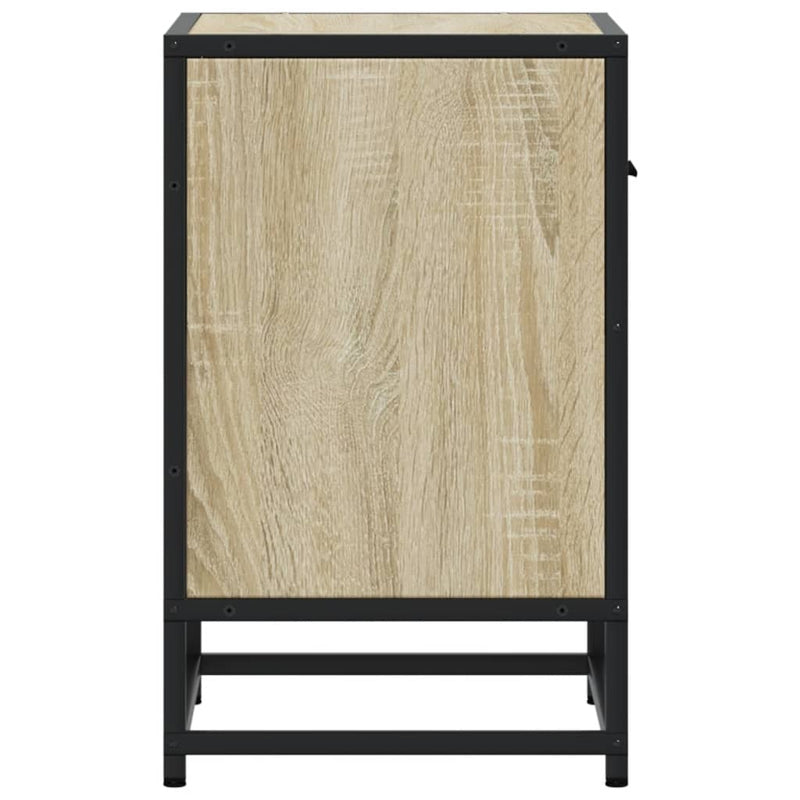 vidaXL 2 db sonoma tölgy éjjeliszekrény 40 x 31 x 50 cm