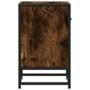 vidaXL füstös tölgy színű szerelt fa éjjeliszekrény 40 x 31 x 50 cm