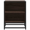 vidaXL éjjeliszekrény barna tölgy 40x31x50 cm műfából és fémből