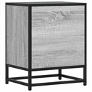 vidaXL éjjeliszekrény szürke Sonoma 40x31x50 cm Gépi fa és fém