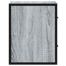 vidaXL szürke sonoma falra szerelhető éjjeliszekrény 40x31x39,5cm