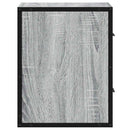 vidaXL 2 db szürke sonoma színű fali éjjeliszekrény 40 x 31 x 39,5 cm