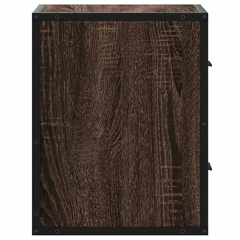 vidaXL 2db barna tölgy színű fali éjjeliszekrény 40 x 31 x 39,5 cm