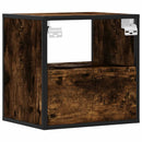 vidaXL 2db füstös tölgy színű fali éjjeliszekrény 40 x 31 x 39,5 cm