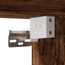 vidaXL 2db füstös tölgy színű fali éjjeliszekrény 40 x 31 x 39,5 cm