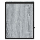 vidaXL szürke sonoma falra szerelhető éjjeliszekrény 40x31x39,5cm