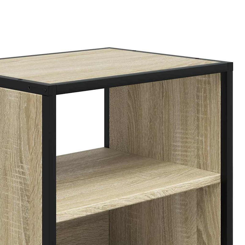 vidaXL 2 db sonoma tölgy színű fali éjjeliszekrény 40 x 31 x 39,5 cm