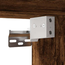 vidaXL 2db füstös tölgy színű fali éjjeliszekrény 40 x 31 x 39,5 cm