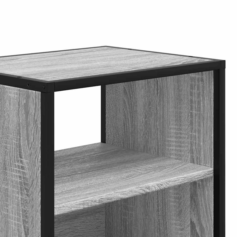 vidaXL szürke sonoma falra szerelhető éjjeliszekrény 40x31x39,5cm