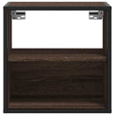 vidaXL barna tölgy színű falra szerelhető éjjeliszekrény 40x31x39,5cm