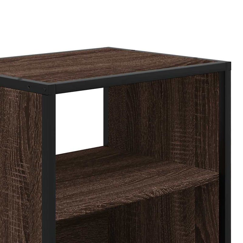 vidaXL 2db barna tölgy színű fali éjjeliszekrény 40 x 31 x 39,5 cm