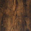 vidaXL füstös tölgy szerelt fa és fém dohányzóasztal 100 x 50 x 45 cm