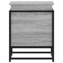 vidaXL szürke sonoma szerelt fa tárolóláda fedéllel 40x40x51,5 cm