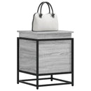 vidaXL szürke sonoma szerelt fa tárolóláda fedéllel 40x40x51,5 cm