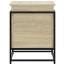 vidaXL sonoma tölgy színű szerelt fa tárolóláda fedéllel 60x40x51,5 cm