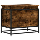 vidaXL füstös tölgy színű szerelt fa tárolóláda fedéllel 60x40x51,5 cm