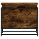 vidaXL füstös tölgy színű szerelt fa tárolóláda fedéllel 60x40x51,5 cm